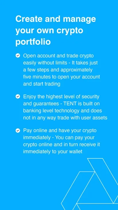 TENT: Bitcoin & Crypto Wallet Screenshots