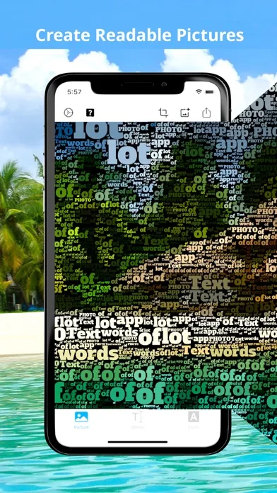 TextPhoto: Word Art From Pic应用截图