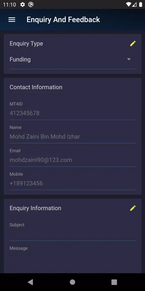 Trading Fund Market Screenshots