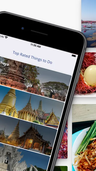 Capturas de pantalla de Thailand.org Travel Guide
