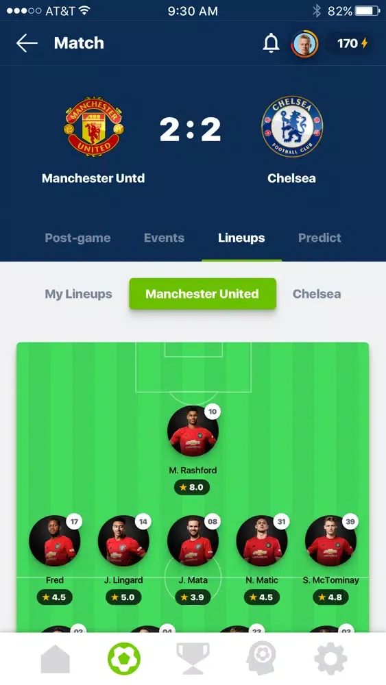 Ảnh chụp màn hình của 12th Man: soccer live scores