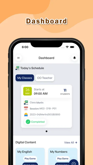 The Kinder Castle Teacher App 스크린샷