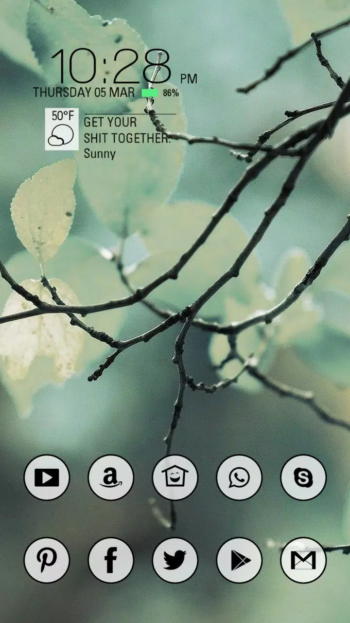 Faded Green Leaves Screenshots