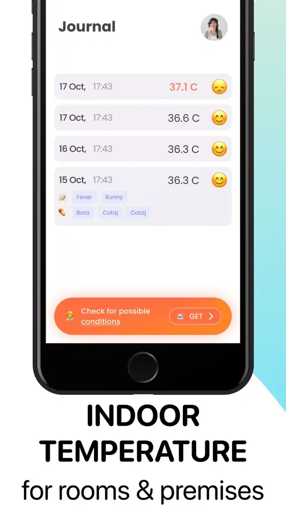 thermometer app for fever স্ক্রিনশট