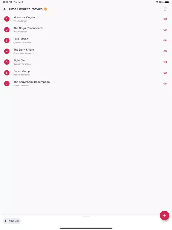 Tangkapan layar Scatterbrain: To-do List iPad 