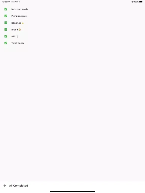 Tangkapan layar Scatterbrain: To-do List iPad 