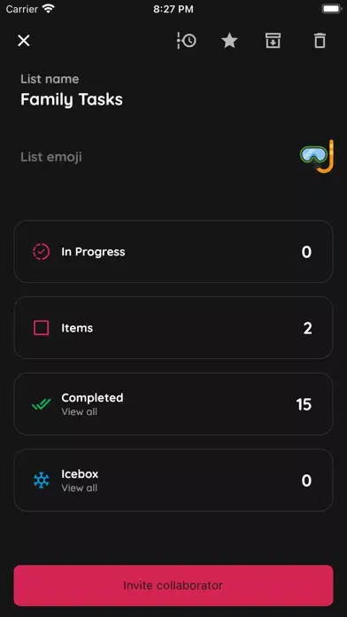 Tangkapan layar Scatterbrain: To-do List