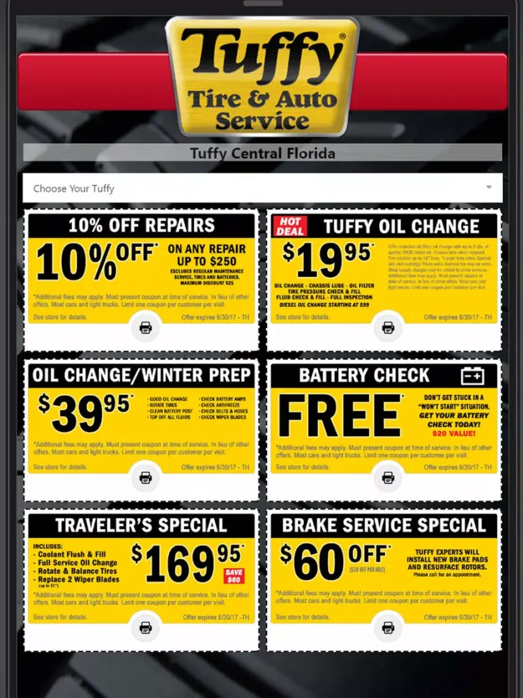 Tuffy Central Florida Mobile iPad  Screenshots