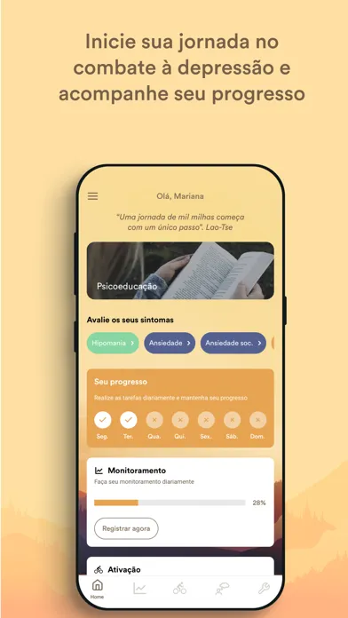 Скриншоты Thrive: saúde mental digital