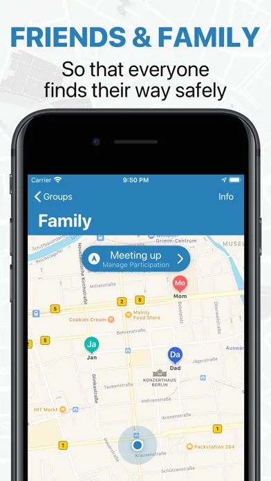 TICE: Friends Location Sharing Ekran Görüntüleri