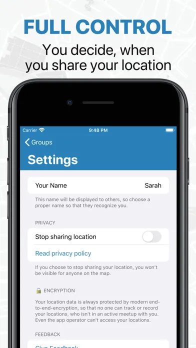 TICE: Friends Location Sharing Ekran Görüntüleri