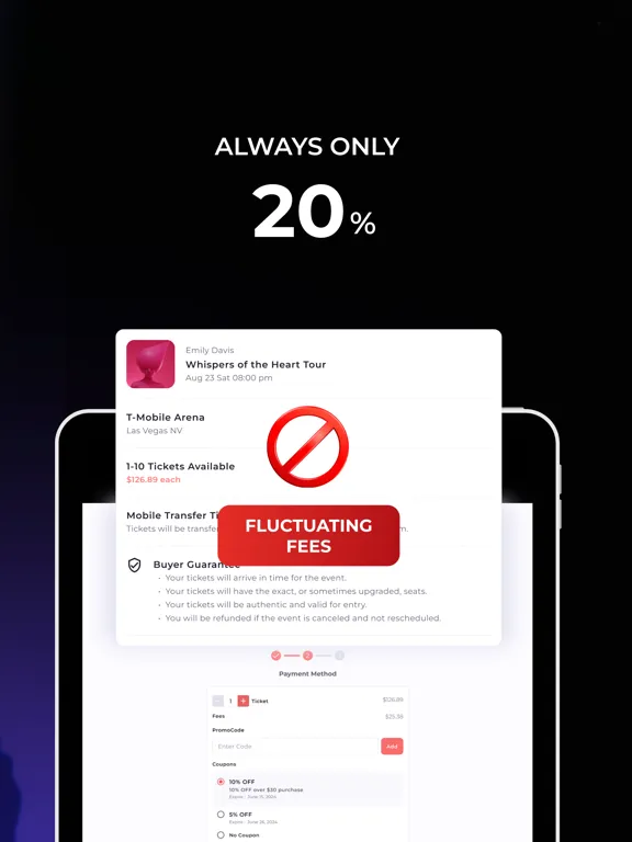 Capturas de pantalla de TicketX: Buy Cheap Tickets iPad 