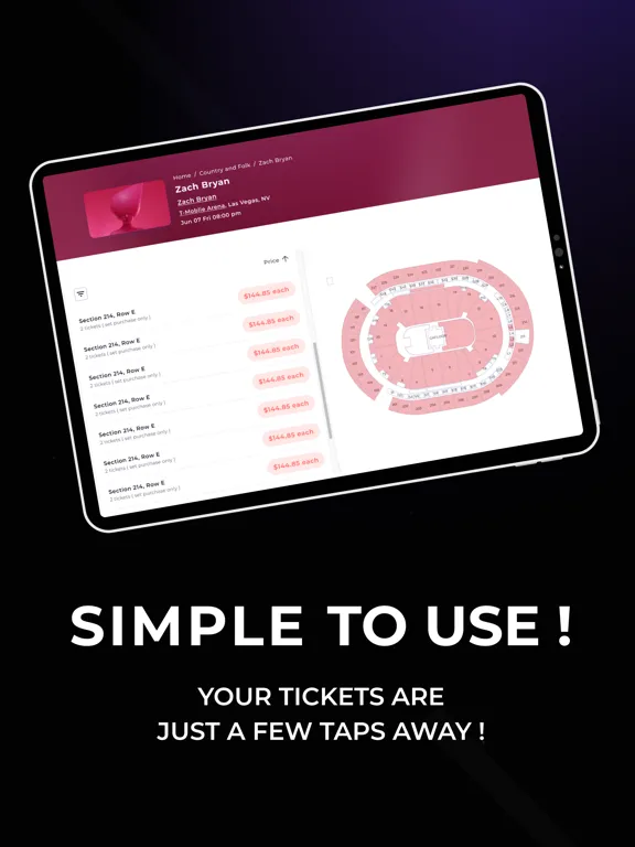 Capturas de pantalla de TicketX: Buy Cheap Tickets iPad 