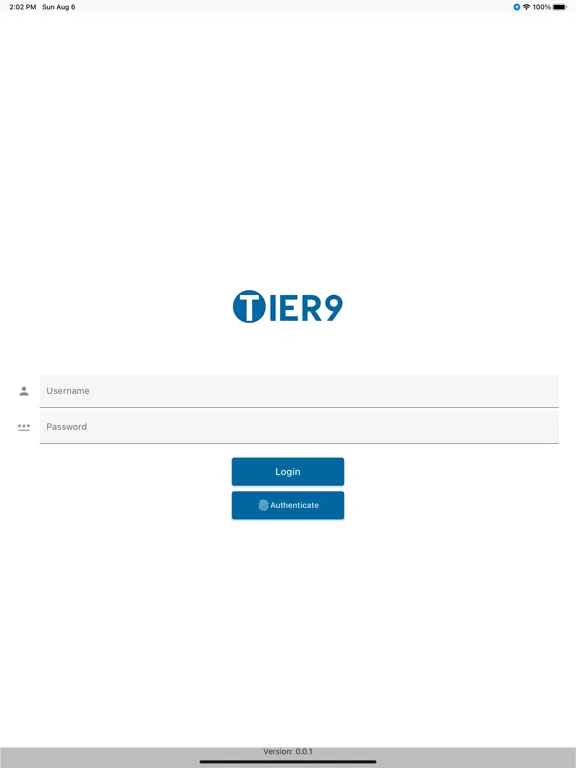 Tier9 iPad  Screenshots