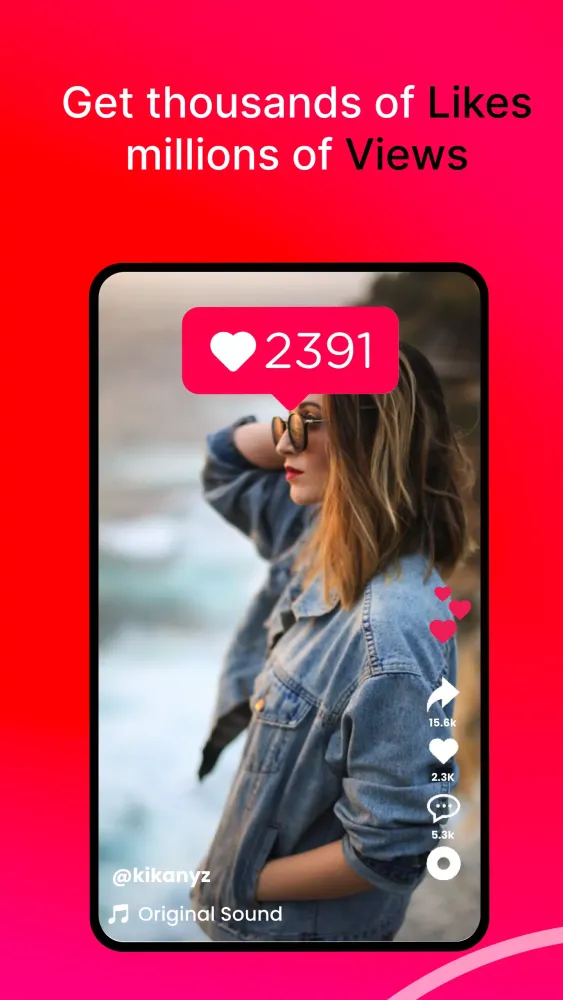 Tangkapan layar TikBom Followers Likes & Views