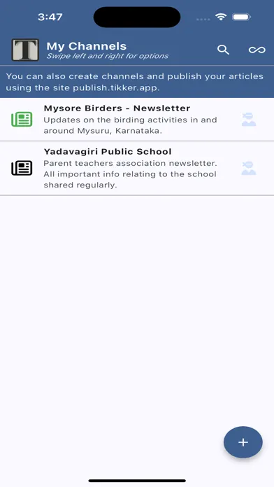 Tikker News Screenshots