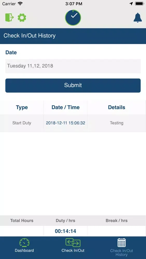 Скриншоты Time Attendance.
