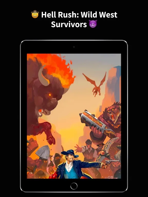 Tangkapan layar Hell Rush: Wild West Survivors iPad 
