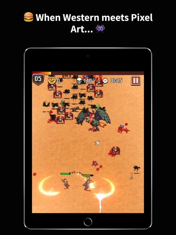 Tangkapan layar Hell Rush: Wild West Survivors iPad 