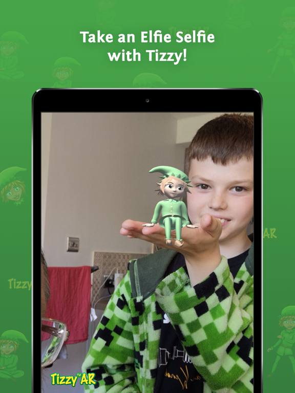 Tizzy AR - kids Christmas Elf iPad 應用截圖