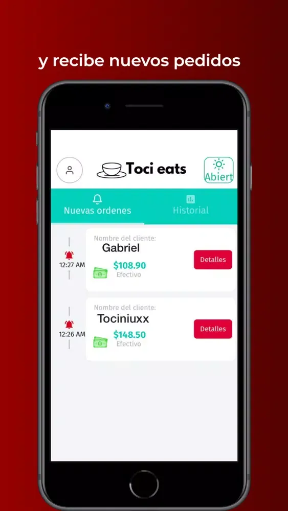 Screenshot di toci restaurantes