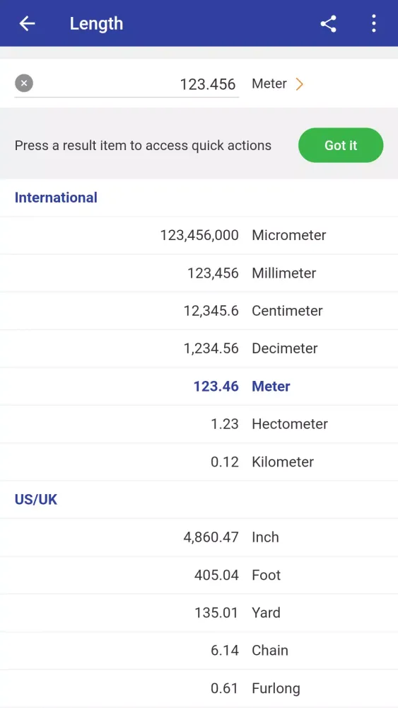 Screenshot di Unit Converter