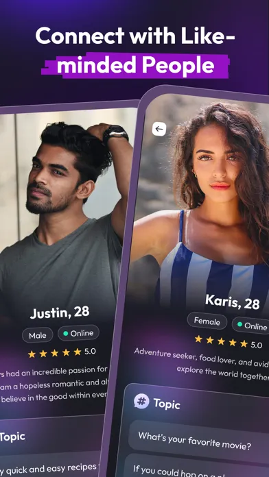 Tangkapan layar Toppik: Instant Connections