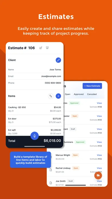 Tangkapan layar TradeBox App for Contractors