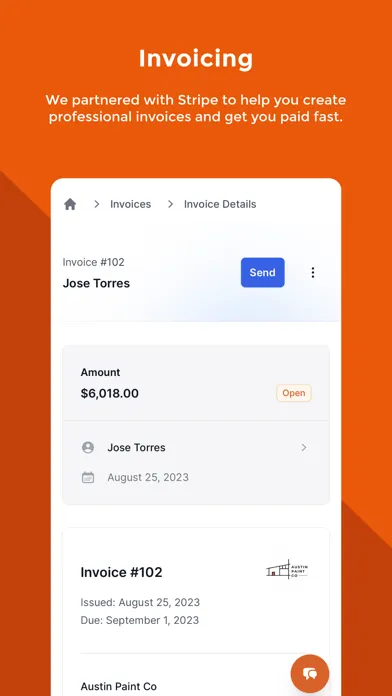 Tangkapan layar TradeBox App for Contractors