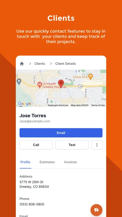 Tangkapan layar TradeBox App for Contractors