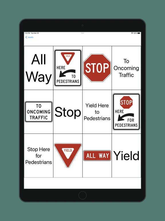 Capturas de pantalla de Traffic Signs USA iPad 