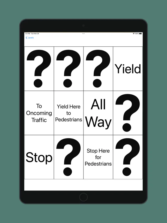 Capturas de pantalla de Traffic Signs USA iPad 