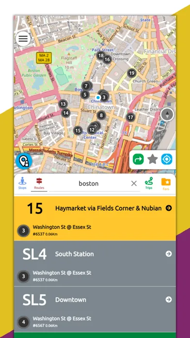 Boston Transit RT (MBTA) سکرین شاٹس