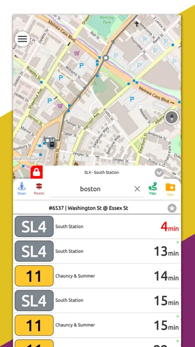 Boston Transit RT (MBTA) سکرین شاٹس