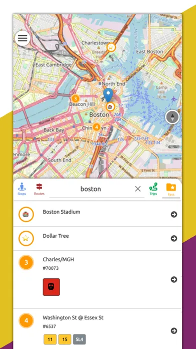 Boston Transit RT (MBTA) سکرین شاٹس