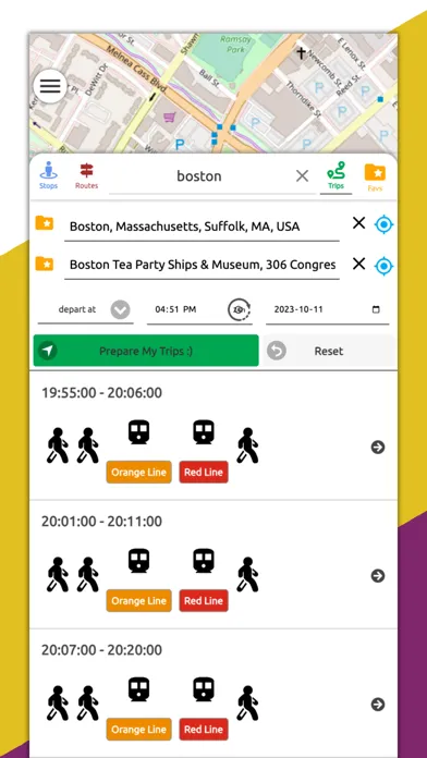 Boston Transit RT (MBTA) سکرین شاٹس