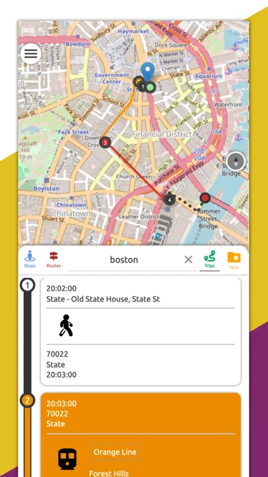 Boston Transit RT (MBTA) سکرین شاٹس