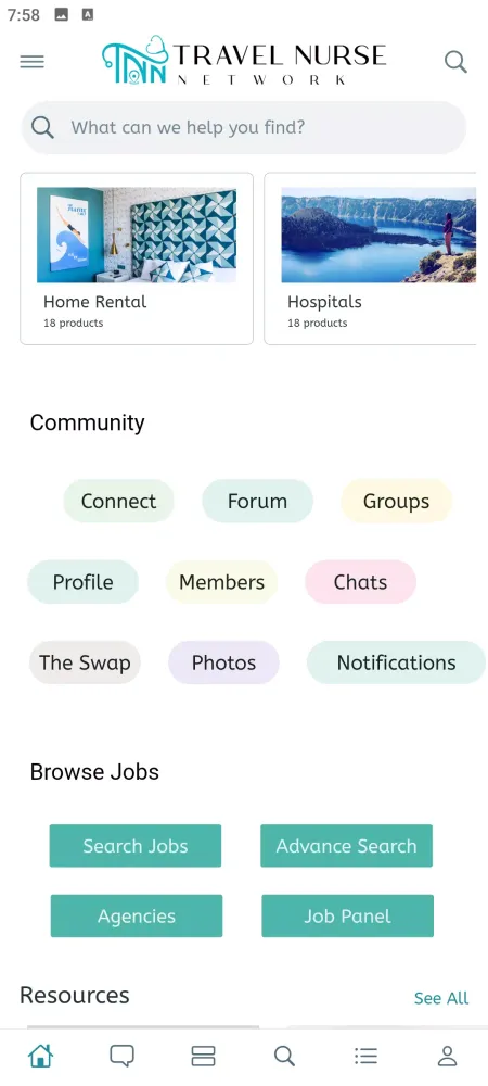 Travel Nurse Network Screenshots