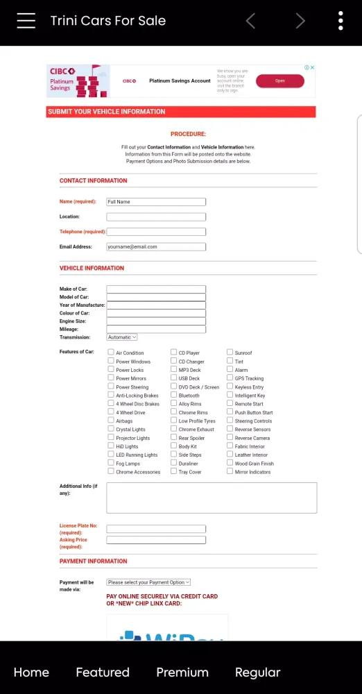 Trini Cars Screenshots