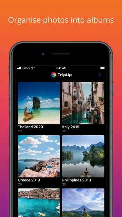 TripUp – Private Photo Storage স্ক্রিনশট