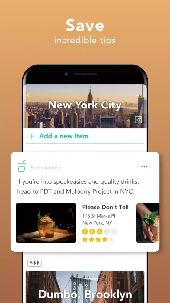 Trotter Travel Planner Screenshots