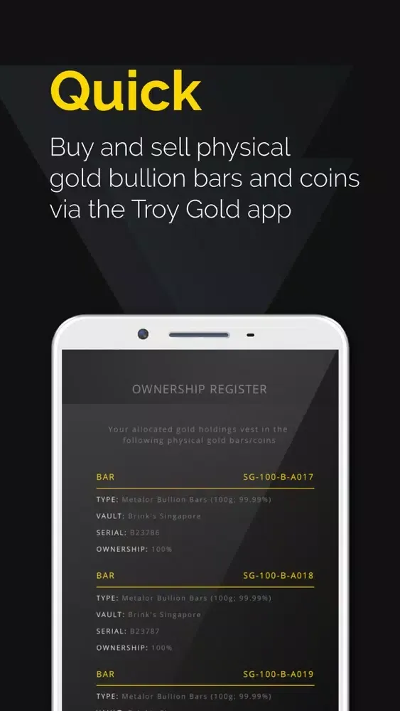 Screenshot di Troy Gold International