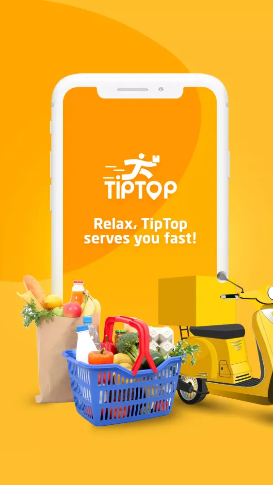 TipTop Iraq Delivery App 스크린샷