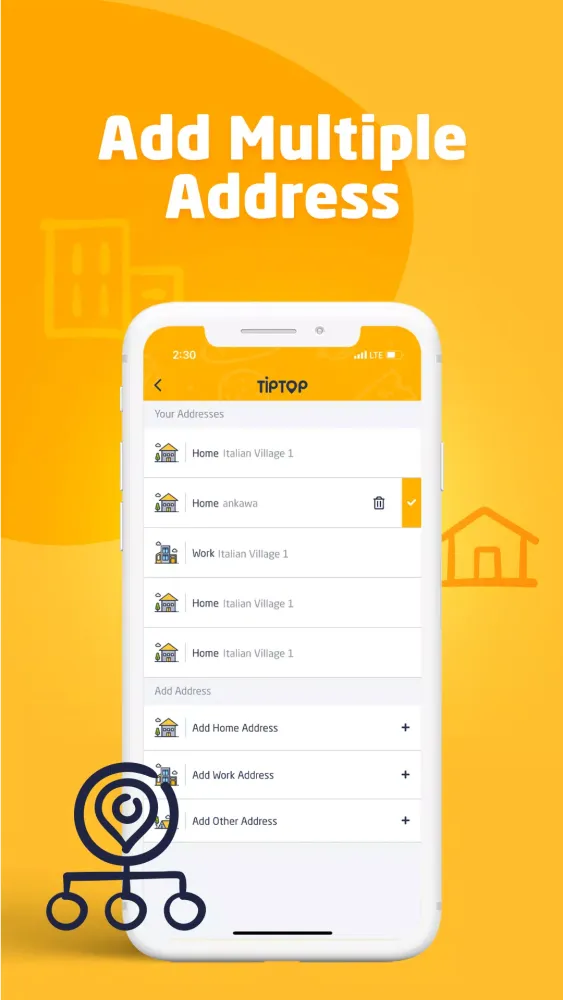 TipTop Iraq Delivery App 스크린샷