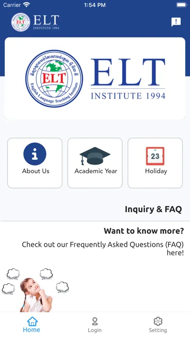 Capturas de pantalla de ELT Institute