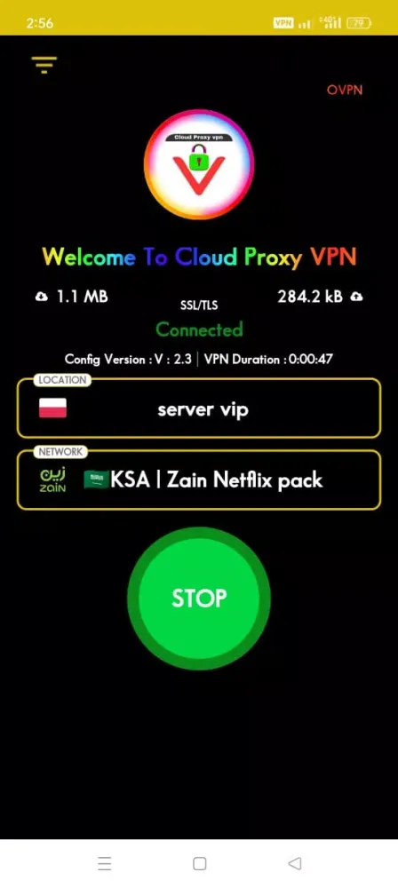 Cloud Proxy Vpn スクリーンショット