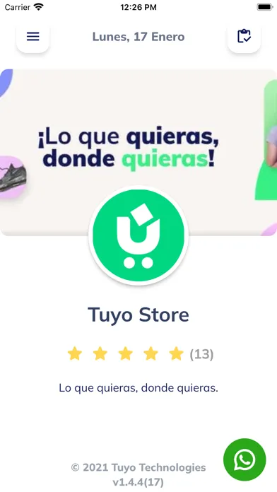 Captures d'écran de Comercios Tuyo