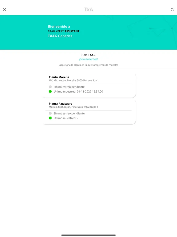 TxA-Xpert iPad  Screenshots