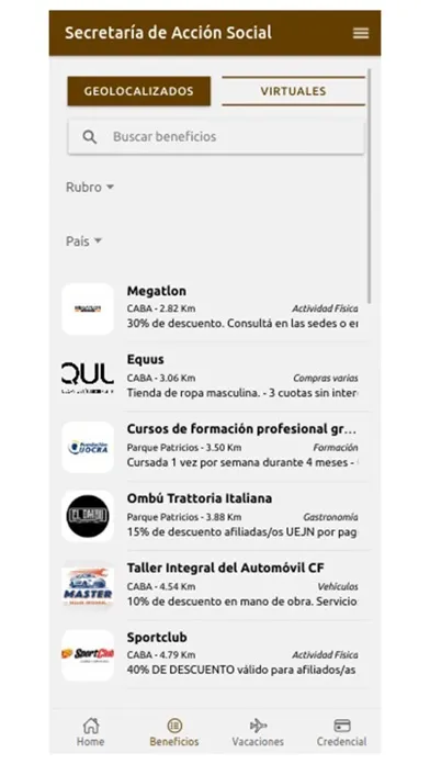 Screenshot di UEJN