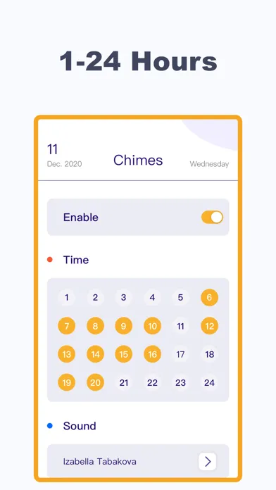 Screenshot di Hourly Chime-Reminder & Widget